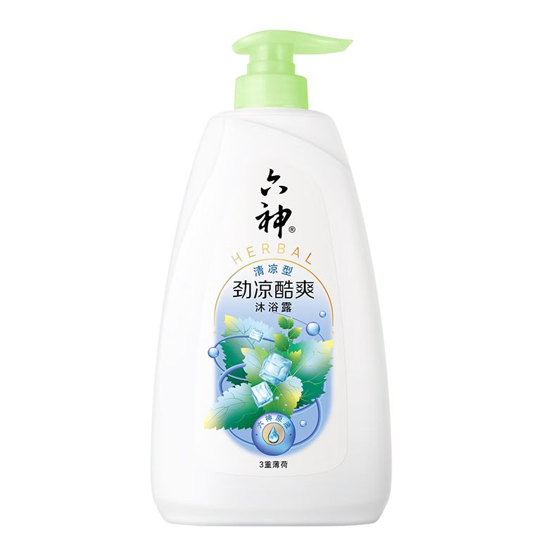 六神劲凉酷爽沐浴露 950g/瓶
